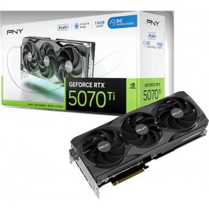 PNY GeForce RTX 5070 Ti 16GB GDDR7 Overclocked Triple Fan Plus Κάρτα Γραφικών VCG5071T16TFXPB1-O (VCG5071T16TFXPB1-O)