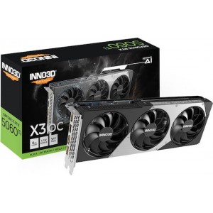 Inno 3D GeForce RTX 5060 Ti 8GB GDDR7 X3 OC Κάρτα Γραφικών N506T3-08D7X-193075L (N506T3-08D7X-193075L)