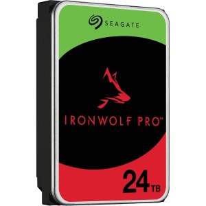 Seagate IronWolf Pro 24TB HDD Σκληρός Δίσκος 3.5'' SATA III 7200rpm με 512MB Cache για NAS  (ST24000NT002)