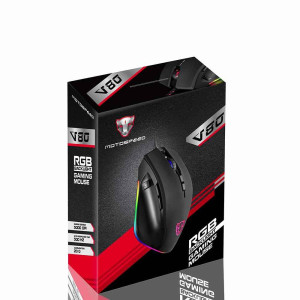 Motospeed V80 RGB Gaming Ποντίκι Μαύρο