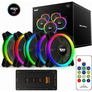 Darkflash DR12 Pro RGB Computer Fan Set 5in1 120x120 (black)