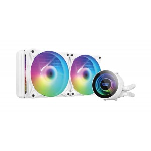 Darkflash DX240 PC Water Cooling RGB 2x 120x120 (λευκό)