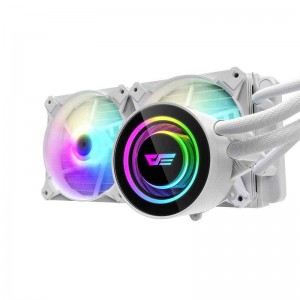 Darkflash DX240 PC Water Cooling RGB 2x 120x120 (λευκό)