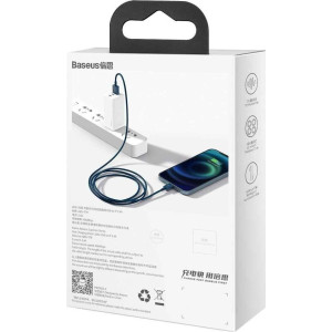Καλώδιο Baseus Superior Series USB Σε iP 2.4A 1m (μπλε)