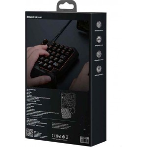 Baseus Gamo One-Handed Gaming Keyboard Black