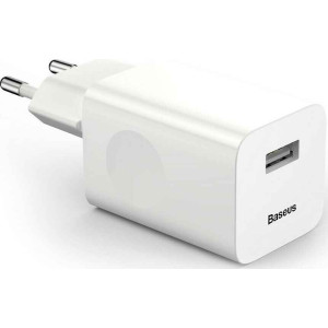 Baseus Charging Quick Charger 24W USB 3.0 - Λευκό