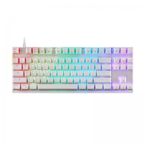 Mechanical gaming keyboard Motospeed K82 RGB (΅White Outemu Red) Αγγλικό US