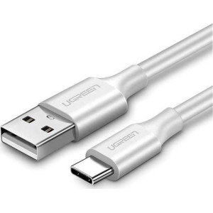 Καλώδιο Ugreen USB Σε USB-C, QC3.0, 25 cm (λευκό)
