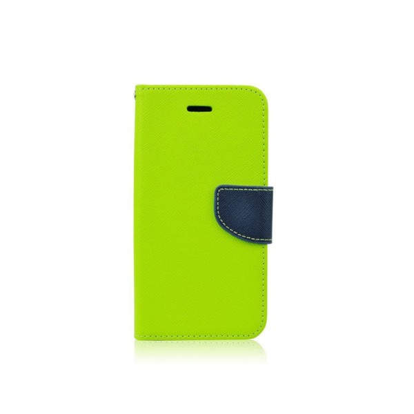 Fancy Book Samsung Galaxy Xcover 3 Λαχανί/Σκούρο Μπλε