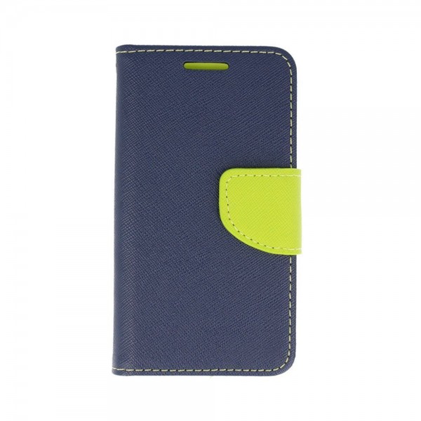Fancy Book Samsung Galaxy A6 Σκούρο Μπλε/Λαχανί