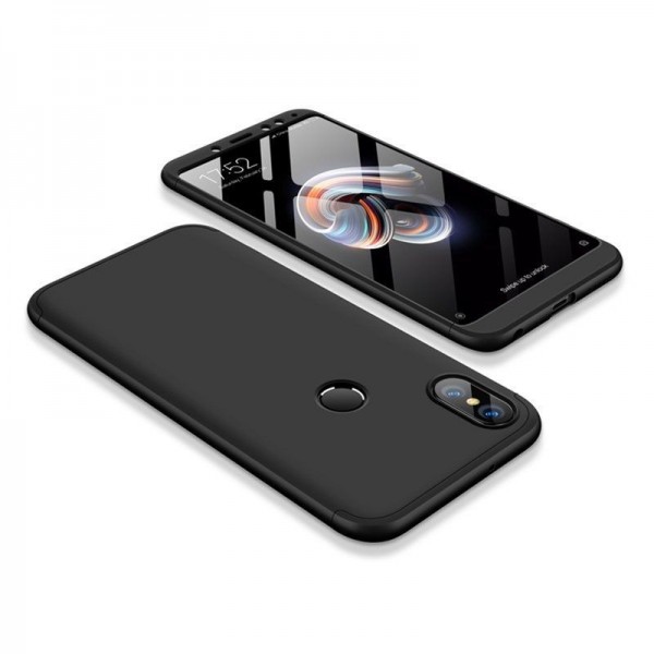 GKK 360 Full Body Protection Xiaomi Redmi Note 5/Note 5 Pro Μαύρο
