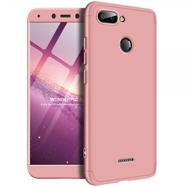 GKK 360 Full Body Protection Xiaomi Redmi 6 Ροζ Χρυσό