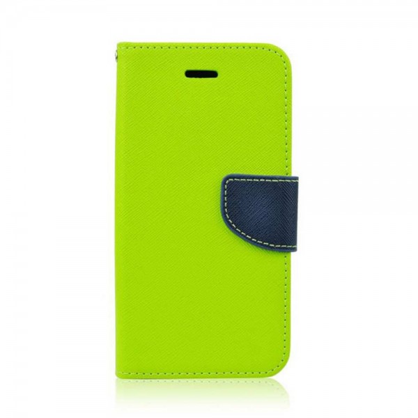 Fancy Book Samsung Galaxy J4 Plus 2018 Λαχανί/Σκούρο Μπλε