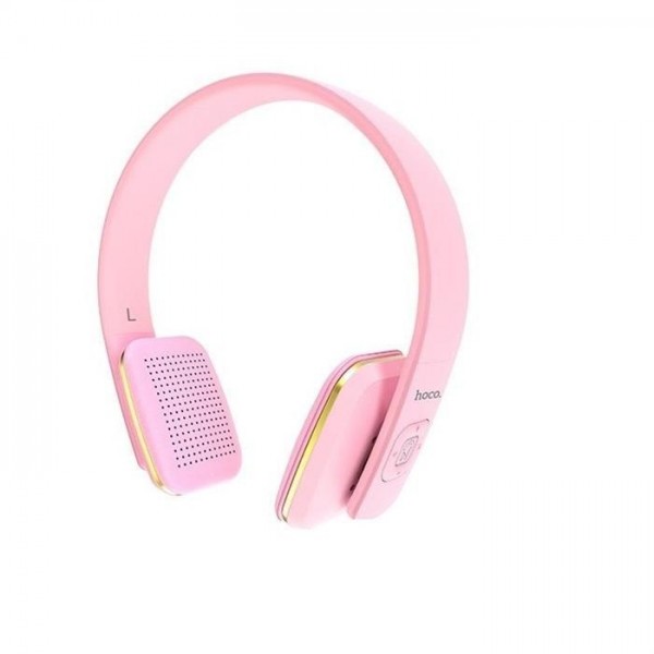 Ακουστικό κεφαλής Wireless HOCO Yinco W9 Ροζ