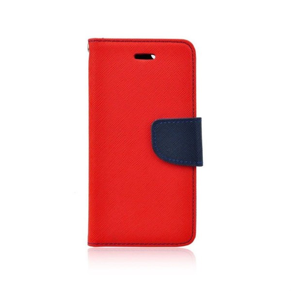 Fancy Book Samsung Galaxy A9 2018 Κόκκινο/Σκούρο Μπλε