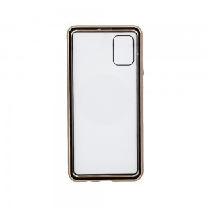 Μαγνητική Θήκη 360° front back Samsung Galaxy A51 Χρυσό