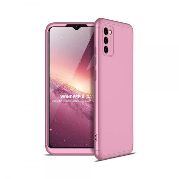 GKK 360 Full Body Protection Samsung Galaxy A02s Ροζ Χρυσό