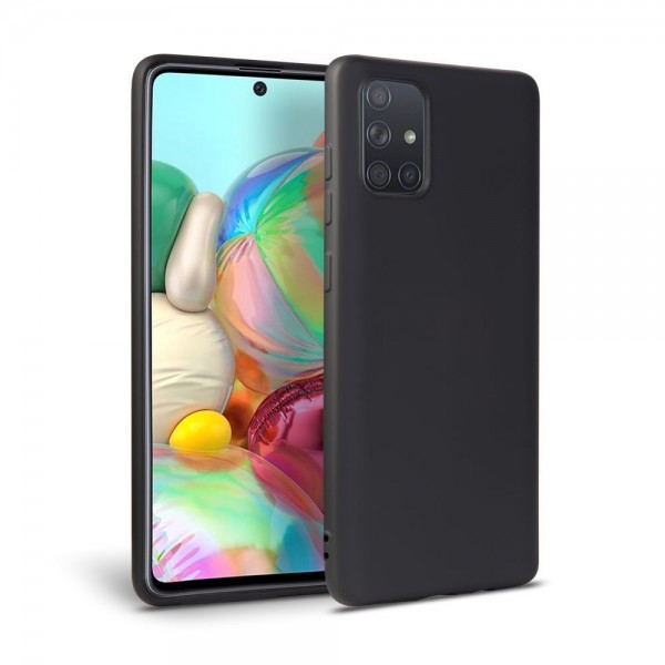 Θήκη Σιλικόνης My Colors Sonique Samsung Galaxy A71 5G Μαύρο