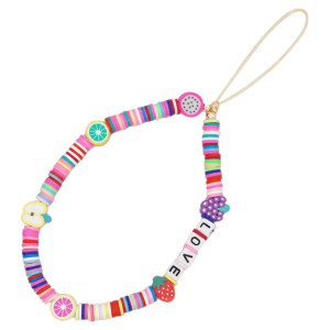 Βραχιόλι Λουράκι Κινητού  Phone Strap Jewelry 24cm Colorful Love Fruits - DS Crystal - Colorful Love Fruits - Βραχιόλια Κινητού