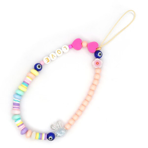 Βραχιόλι Λουράκι Κινητού  Phone Strap Jewelry 24cm Colorful Rabbit - DS Crystal - Colorful Rabbit - Βραχιόλια Κινητού