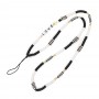 Κολιέ Λουράκι Κινητού Phone Strap Jewelry 80cm Black Love