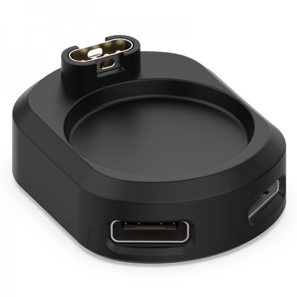 Φορτιστής Charging Dock για Garmin Fenix/ Venu/ forerunner/ vivomove/ instinct/Move/ Active/ EPIX με Υποδοχή Micro USB / Type C Μαύρο