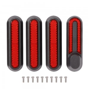 Ανακλαστικά Καπάκια για Xiaomi M365/PRO/1S/PRO 2/Mi 3 Κόκκινο - OEM - Κόκκινο