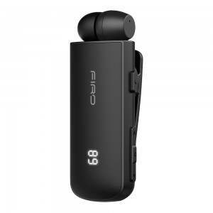Ακουστικό Bluetooth Firo H16 Retractable V5.2 Μαύρο