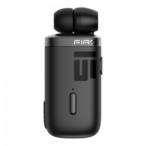 Ακουστικό Bluetooth Firo H18 Retractable V5.3 Μαύρο