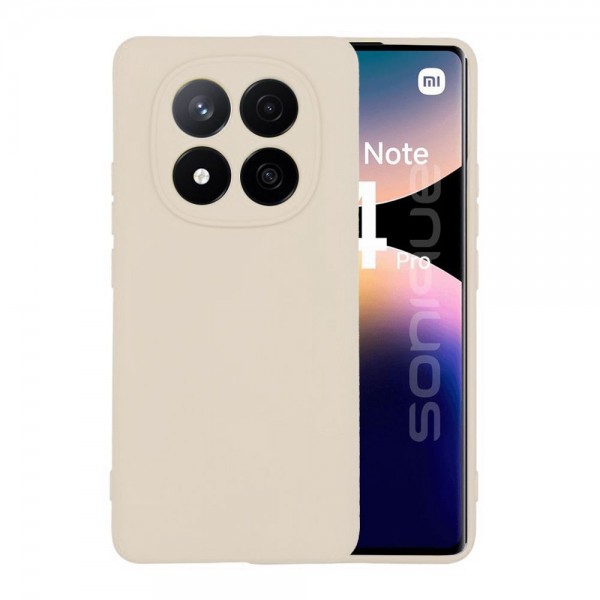 Θήκη Σιλικόνης My Colors Sonique Xiaomi Redmi Note 14 Pro 5G / Poco X7 5G Μπεζ