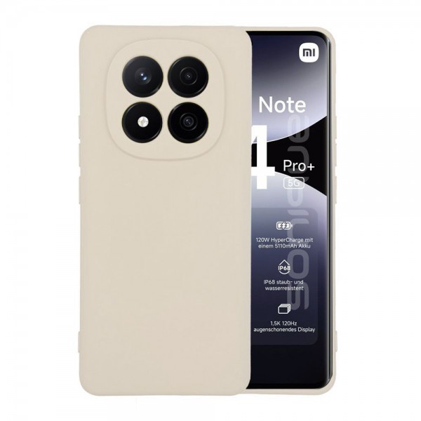 Θήκη Σιλικόνης My Colors Sonique Xiaomi Redmi Note 14 Pro Plus 5G Μπεζ