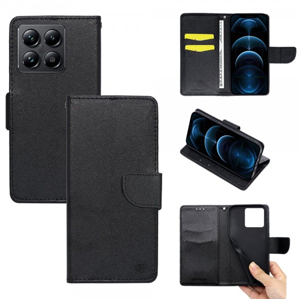 Θήκη Πορτοφόλι Sonique Trend Wallet Xiaomi Xiaomi 14T Pro Μαύρο