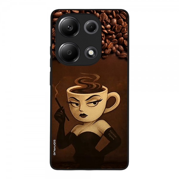 Θήκη Sonique Italian Brainrot Series για Xiaomi Redmi Note 13 Pro 4G / Poco M6 Pro 4G / Redmi Note 14S Espresso Signora