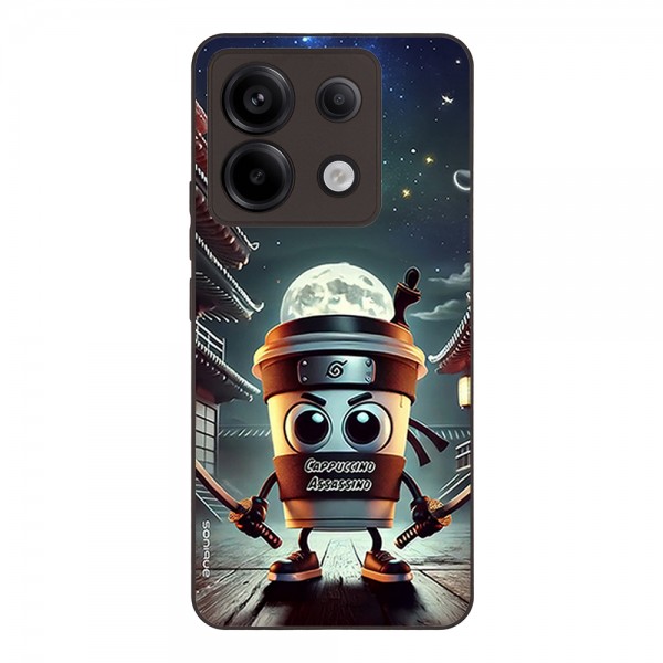 Θήκη Sonique Italian Brainrot Series για Xiaomi Redmi Note 13 Pro 5G / Poco X6 5G Cappuccino Assassino