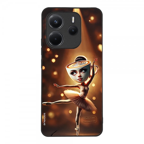 Θήκη Sonique Italian Brainrot Series για Xiaomi Redmi Note 14 4G (163.3mm x 76.6mm x 8.2mm) Ballerina Cappuccina