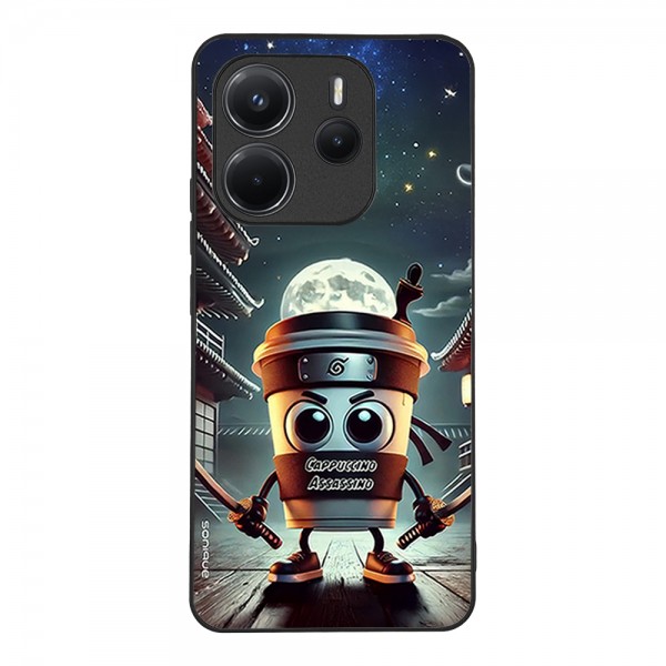 Θήκη Sonique Italian Brainrot Series για Xiaomi Redmi Note 14 4G (163.3mm x 76.6mm x 8.2mm) Cappuccino Assassino