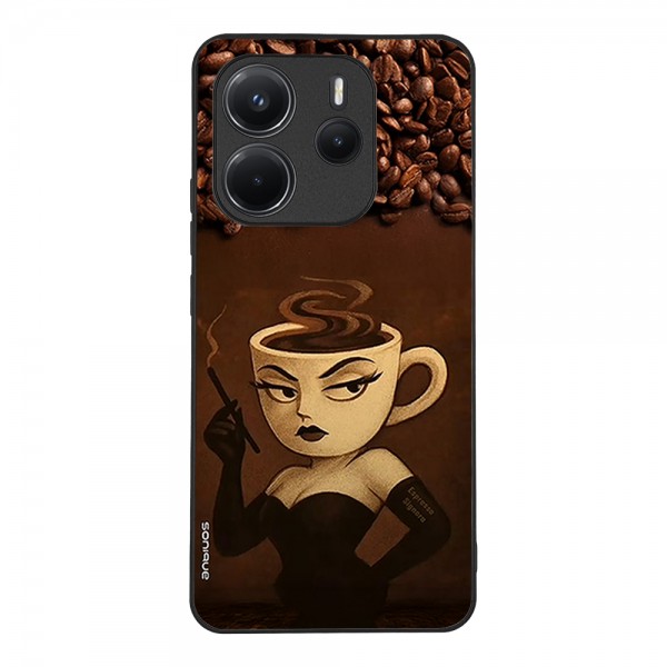 Θήκη Sonique Italian Brainrot Series για Xiaomi Redmi Note 14 4G (163.3mm x 76.6mm x 8.2mm) Espresso Signora