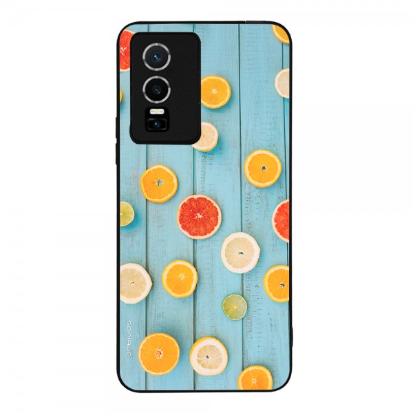 Θήκη Sonique Fruit Series για VIVO Y74s / VIVO Y76 5G Γκρέιπφρουτ