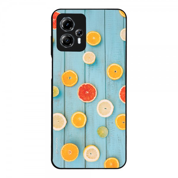 Θήκη Sonique Fruit Series για Motorola Moto G13 4G / Moto G23 4G Γκρέιπφρουτ