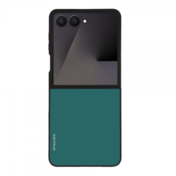 Θήκη Sonique ColorBloc Series για Samsung Galaxy Z Flip 7 Πετρόλ