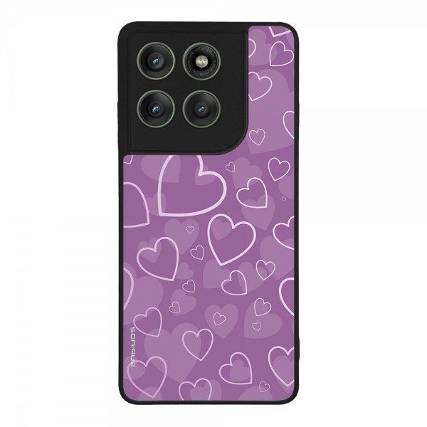 Θήκη Sonique Heart Series για Motorola Edge 60 Pro 5G Βιολετί