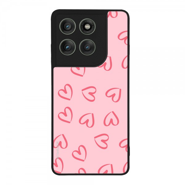 Θήκη Sonique Heart Series για Motorola Edge 60 Pro 5G Ροζ