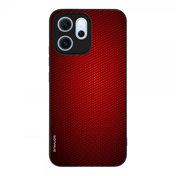 Θήκη Sonique Carbon Series για Oppo Reno14 F 5G Κόκκινο
