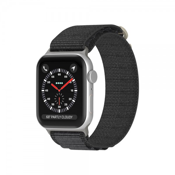 Λουράκι Nylon Alpine Loop Band Sonique για Apple Watch (38/40/41MM) Σκούρο Γκρι