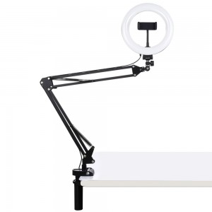 Ring Light LED Puluz 7.9" 20cm με Επιτραπέζια Βάση και Βάση Κινητού