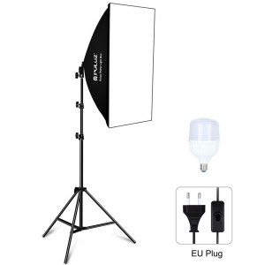Puluz Σετ Φωτισμού Studio Softbox 50x70cm, Τρίποδο και Λάμπα LED 30W