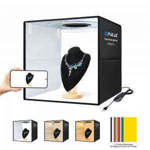 Puluz Φωτογραφικό Στούντιο Προϊόντων με 6 Double Backgrounds και LED Φωτισμό 40x40x40cm