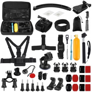 Puluz Σετ Αξεσουάρ 50-σε-1 για GoPro / Action Cameras