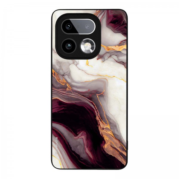 Θήκη Sonique Marble Series για Realme 16 Pro Plus Μπορντώ