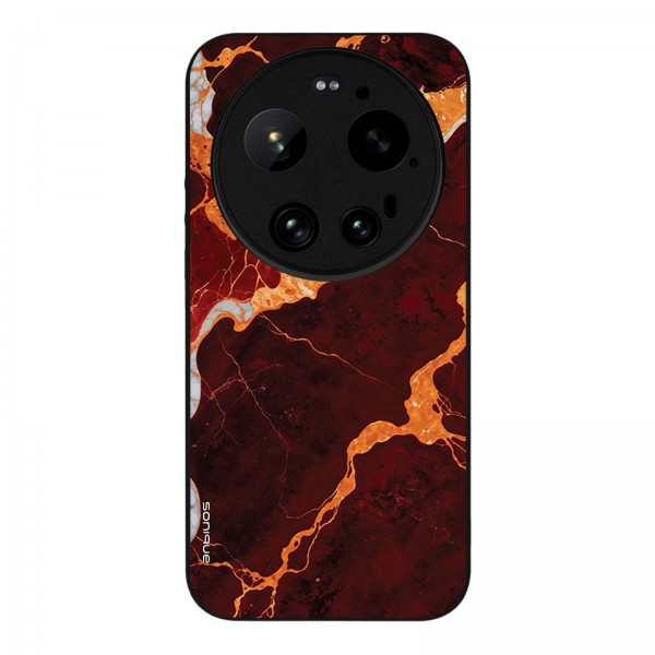 Θήκη Sonique Marble Series για Xiaomi Xiaomi 17 Ultra Κόκκινο